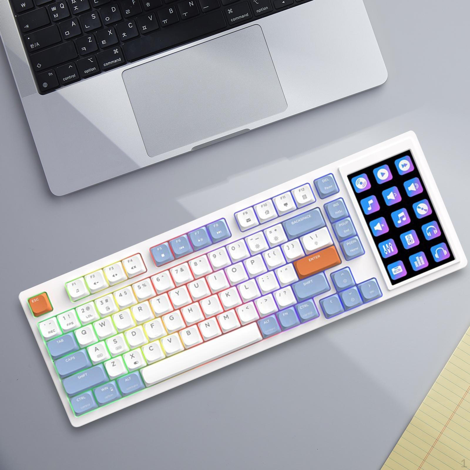 

81 Keys Mechanical Gaming Keyboard Universal Premium Wired USB Computer Office for Brown Switches