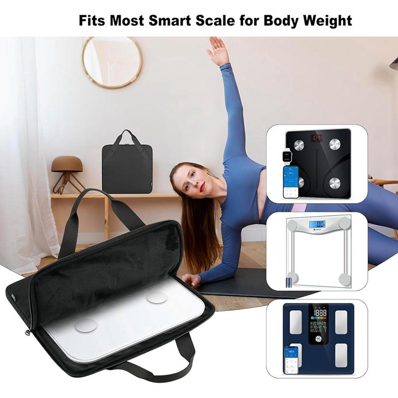AD23-Carrying Bag For Body Composition Monitor Scale, Digital Scale Storage Bag, Travel Carrier Case , For Most Smart Scale