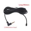 3 Meter 3.5Mm Male To Female Audio Extension Cable Car Audio Microphone Clip Jack Plug Stable Transmission For Car Dvd Radio