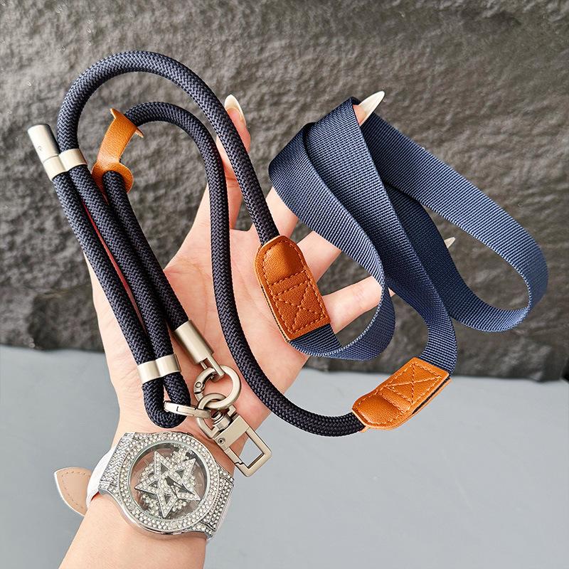 150Cm Adjustable Upgraded Widened Shoulder Mobile Phone Lanyard Camera Rope High-End Decompression Phone Hanging Rope