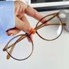 Korean Style Computer Eyewear Round Frame Eyeglasses Women Eyeglasses Anti Blue Light Glasses