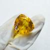 Natural Yellow Tourmaline Loose Gemstone Trillion Cut 41 ct October Birthstone for Gem Collections