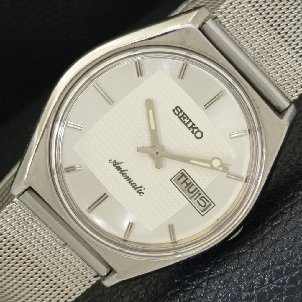 

АВТОМАТИЧЕСКИЕ ВИНТАЖНЫЕ ЧАСЫ SEIKO 6319A ЯПОНИЯ МУЖСКИЕ С БЕЛЫМ ЦВЕТОМ ЦИФЕРБЛАТА a500827-5 R154-a500827