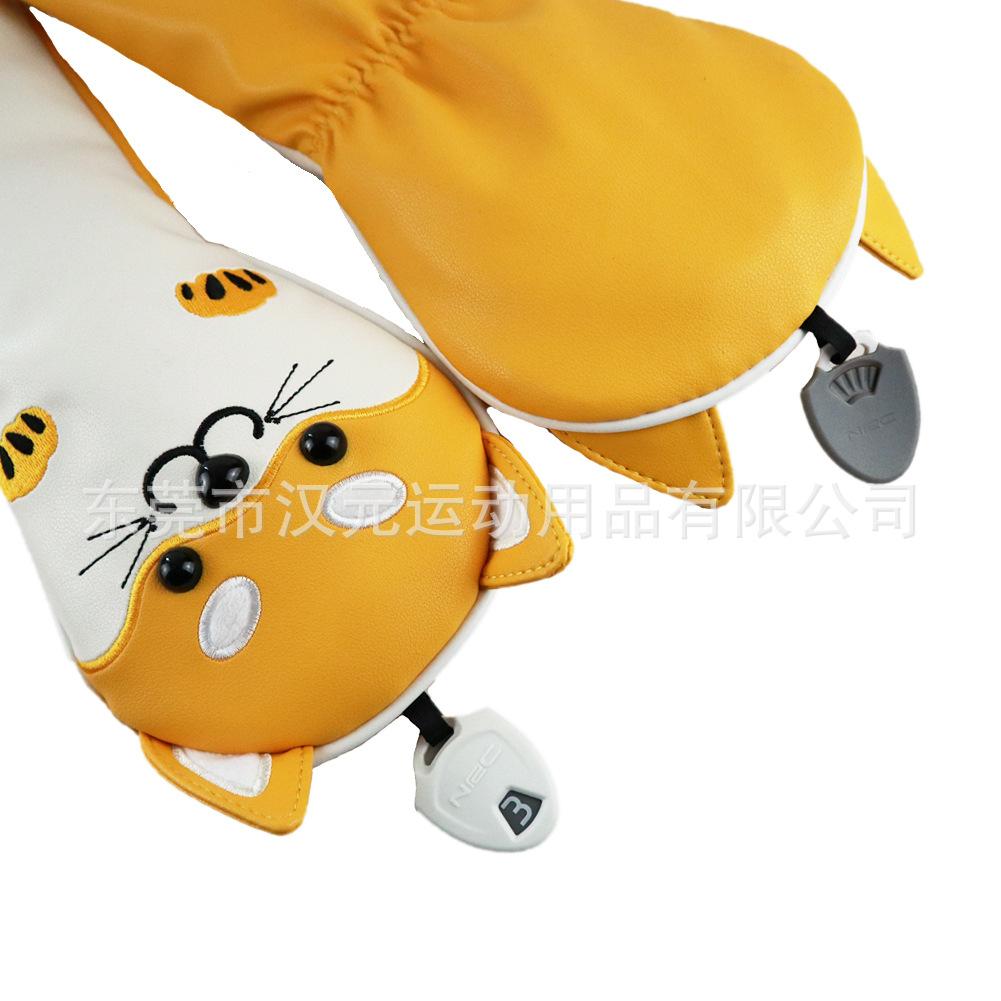 Golf club cover, protective cover, iron rod cover, Shiba Inu outdoor sports accessories