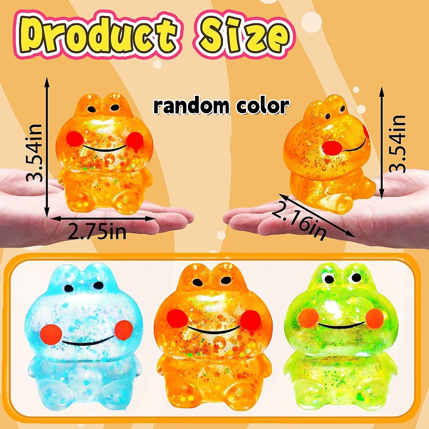

Squishy Frog Stress Balls Stretchy Squish Ball Sensory Squeeze Fidget Toys Stress Relief Balls For Kids Anxiety Relief Gifts (As shown-7204)-