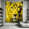 BVB Custom Name Wall Tapestry Aesthetic Wall Hanging Printed Fabric Blanket Decorative Tapestries for Bedroom Living Room Home Decor
