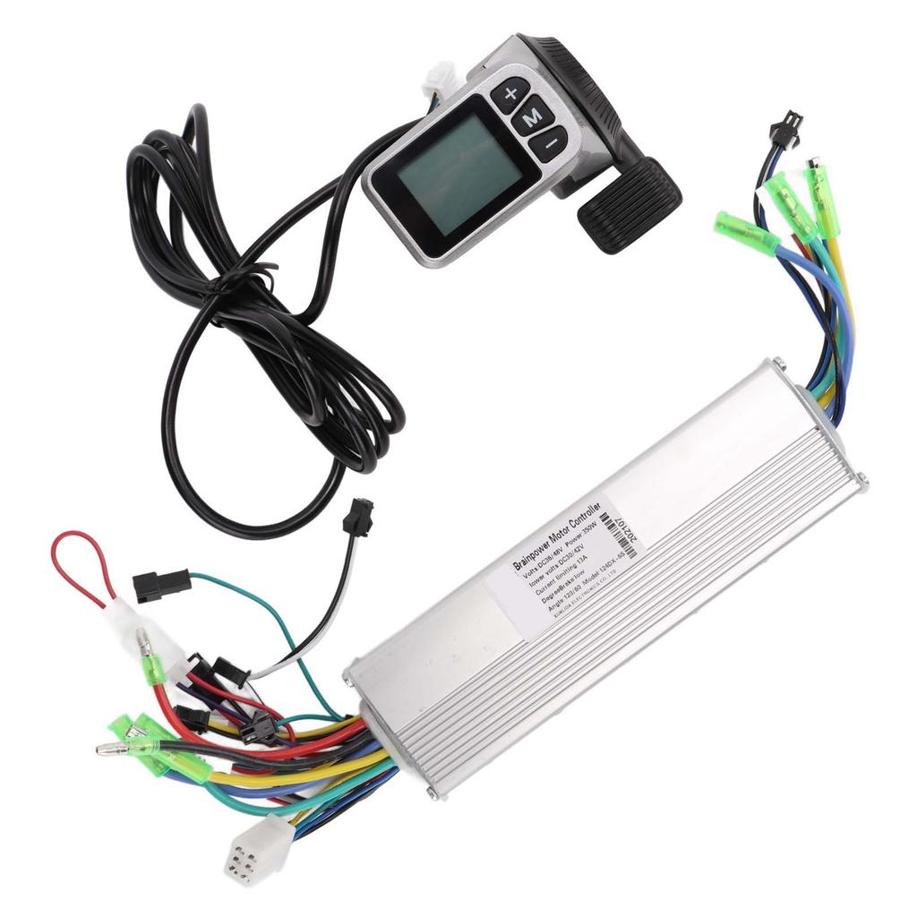 Electric Scooter Control with 124DX LCD Display Panel with Switch 36 48V 350W Motor for Electric Bike Scooter