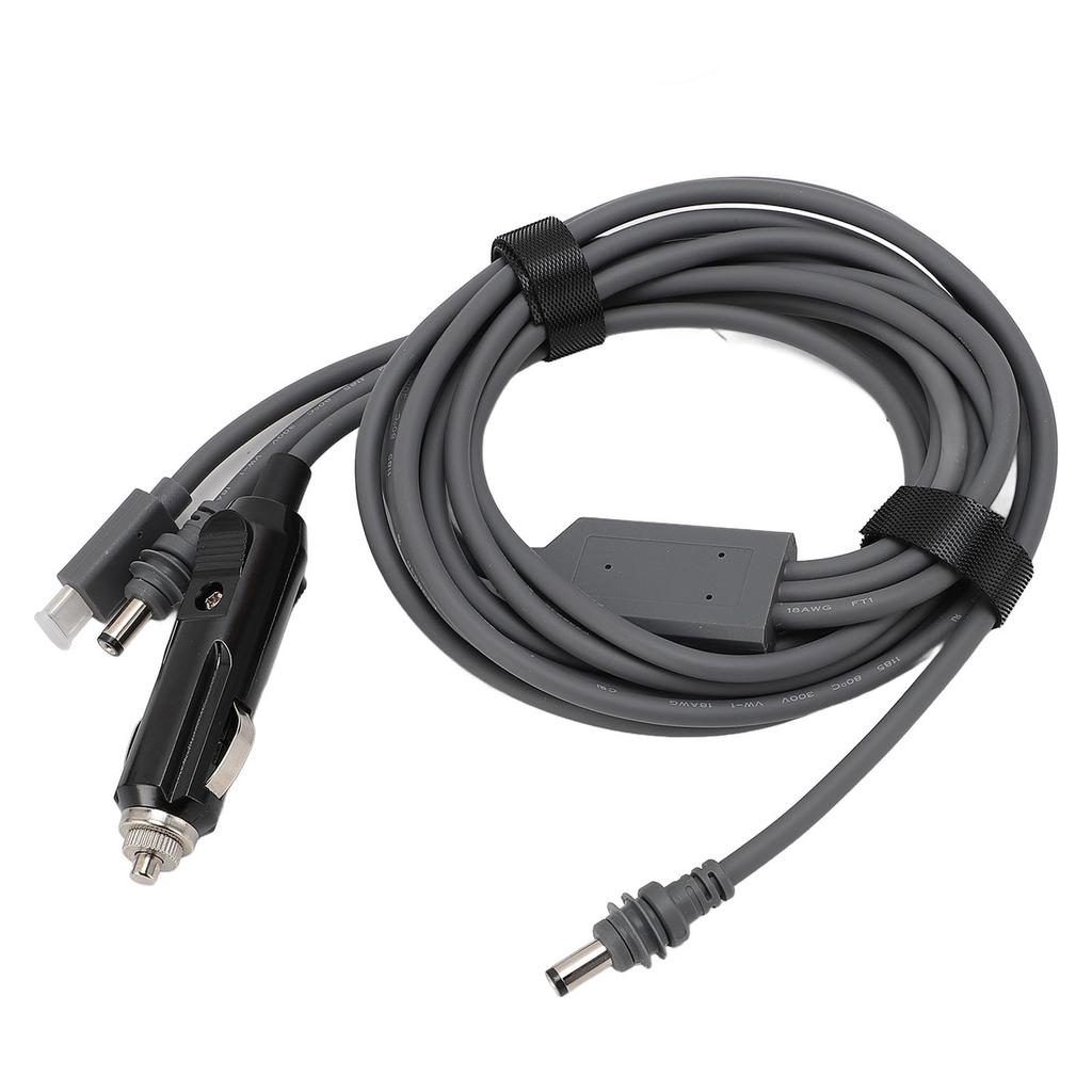 3 in 1 Power Cable DC Male Plug to Type C PD100W Car Charger Adapter Cord for Mini Satellite Device 10 Meter   32.8ft