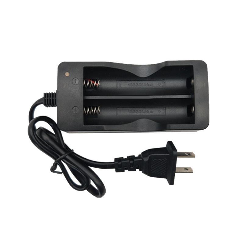 18650 Dual Slot High-Power Lithium Battery Charger with Cable - Supports 3.7V/4.2V