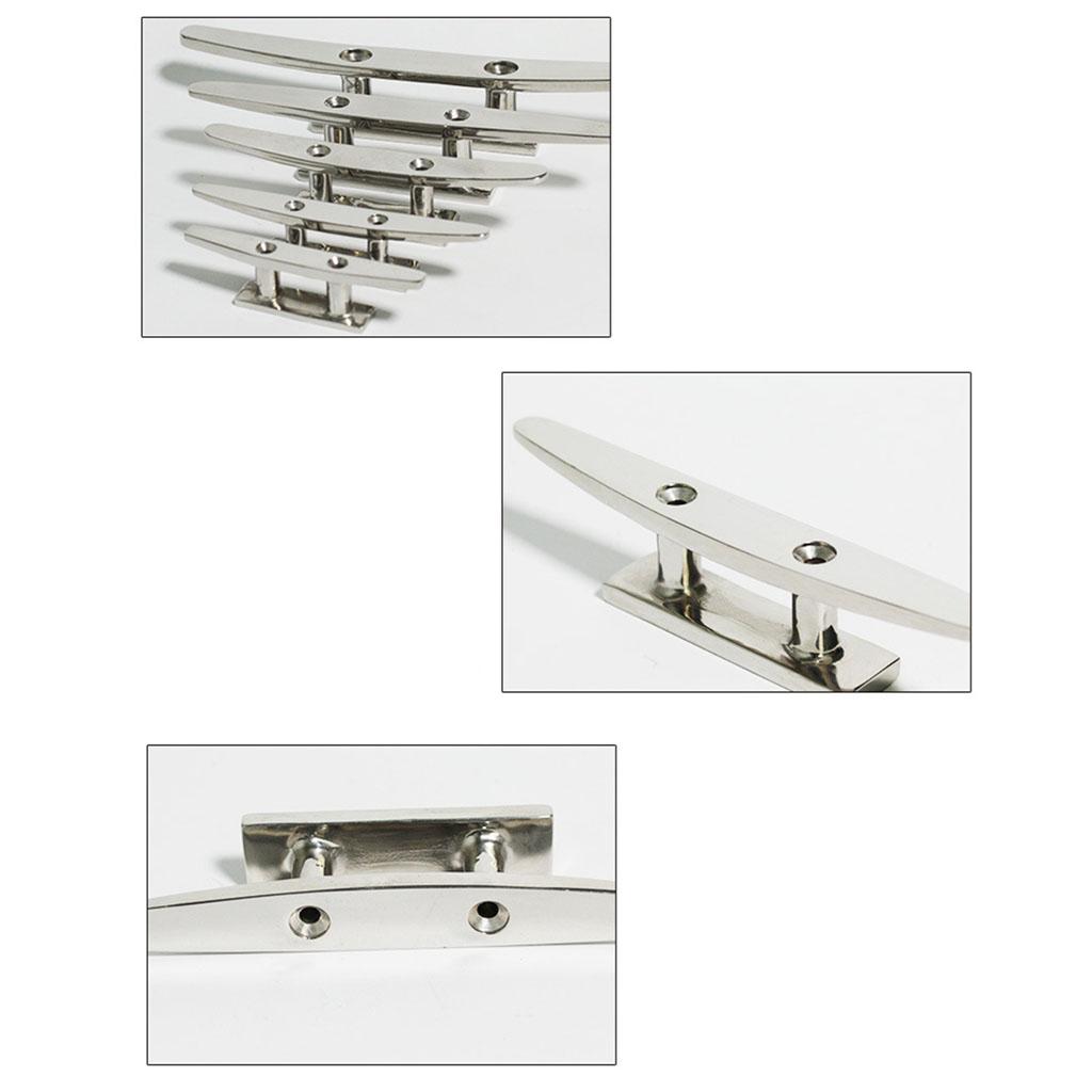 Stainless Hollow Boat Base Cleat Hardware Rope Tie Mooring Dock Cleat Hardware