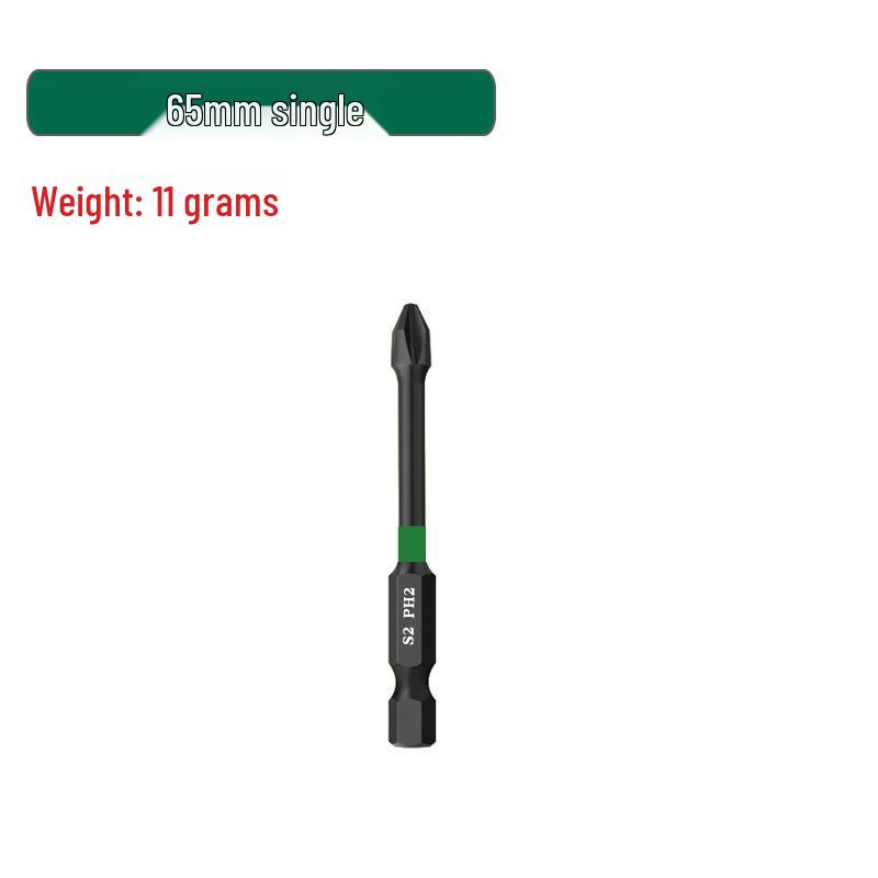 Impact-Resistant Magnetic Phillips Screwdriver Bit Set - High Hardness, Anti-Slip, Electric Drill Compatible