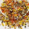 Multicolor Flat Bead Set: DIY Bracelet Spacer & Crystal Glass Beads In 4/6/8 Sizes