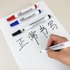 Erasable Refillable Whiteboard Marker, Thick Tip, Large Capacity for Office & Teachers, Red/Black
