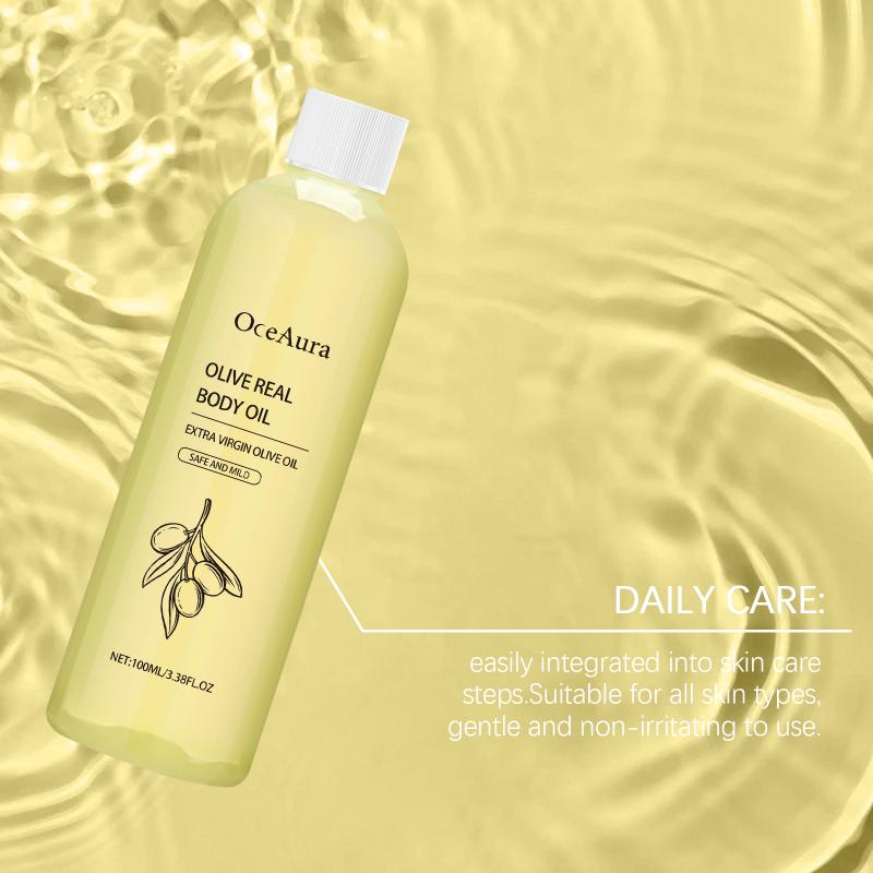 Moisturizing Olive Body Oil For Rough Dry Skin Lightweight Nourish Smooth Skin Everyday After Shower Use