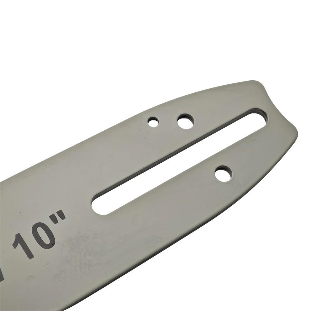 10 Inch Chainsaw Guide Bar Chain Combo Replacement Chain for WORX WG309 Sun Joe SWJ803E SWJ807E - 3/8'' .050'' 40 Drive Links