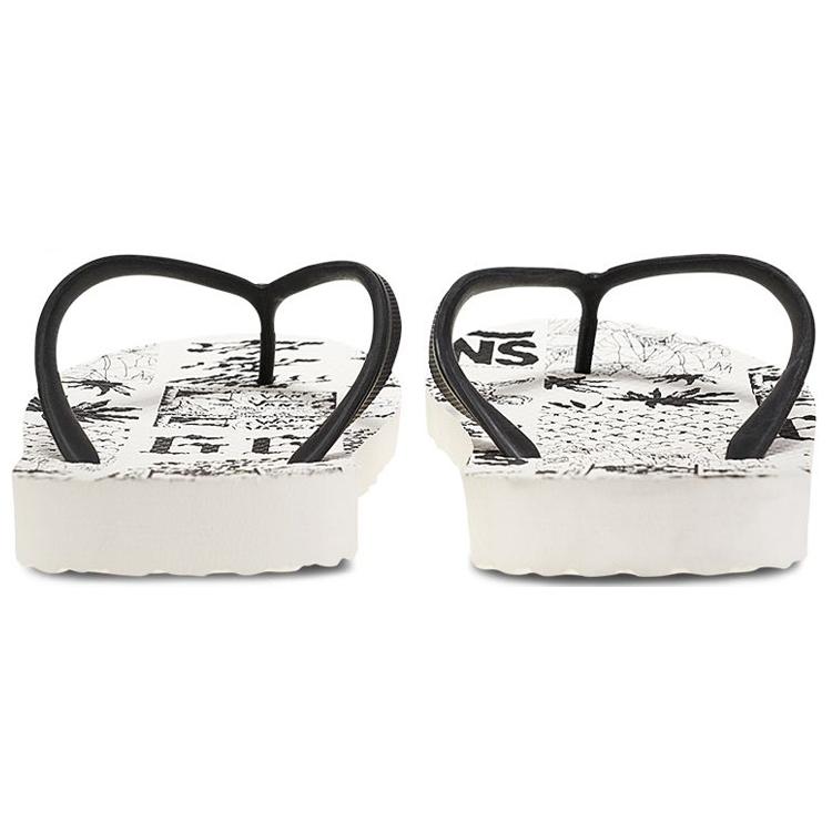 Vans Makena Fashion Unisex Black White Slippers 'Black White' VN0A3MTLW85