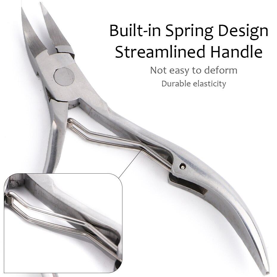 Xiaomi Nail Scissors Cuticle Clipper Manicure Nippers Dead Skin Remover Stainless Steel Pedicure Tool Trimmers Eagle Beak Plier