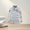 Men's New Fashion Slim Fit Long Sleeve Polo Shirt Casual Cotton Tee