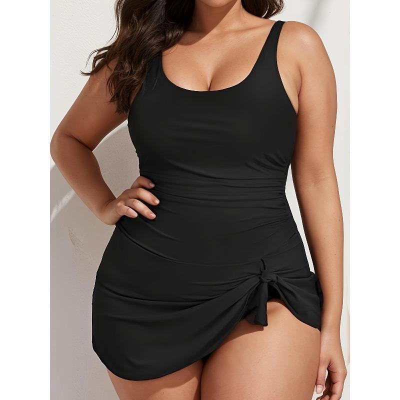 Новый сексуальный цельный купальник 0XL чёрный