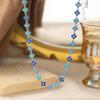 Clover Diamond Luxury Women's Colorful Stainless Steel Necklace
