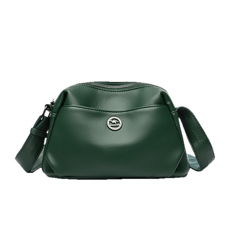 New Bag Women's Fashion Lychee Pattern Shoulder Bag Versatile Messenger Small Square Bag