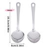 1Pc 201 Stainless Steel Soup Ladle Colander Food Skimmer with Handle Kitchen Strainer Skimmer Kitchenware Gadgets