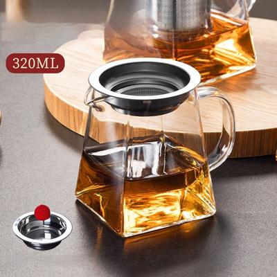 Chinese Kung Fu Tea Cup Fair Cup Heat Resistant High Borosilicate Glass Teapot Tea Drinking Machine Tea Set Tea Divider