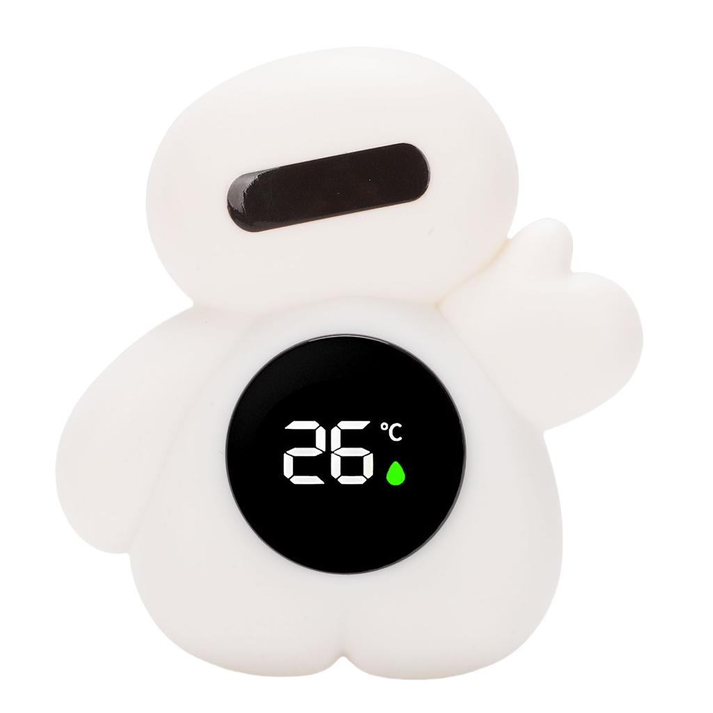 Baby Bath Thermometer Toy Digital Bathtub Thermometer with LED Display IP67 Water Proof Color Temperature Alerts