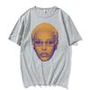 Retro Rapper Doja Cat Face Graphic Tee Shirt Men Women 90s Fashion Classic T Shirts Male Casual High Quality Cotton T-shirt Tops