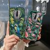 Cartoon Back Cover Phone Case For Blackview BV6900 Card Bag Graffiti Waterproof Soft Case Card Slot Silicone Shockproof