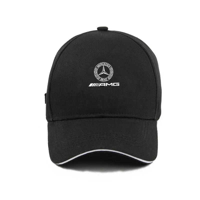 Adesivo de Carro Quente Boné de Baseball Masculino Feminino Logo de Carro Chapéu Esportivo de Verão para Mercedes Benz AMG W203 W204 W205 W210 W211 W212 W221 W222