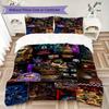 Five Creepy Nights Freddy'S Bedding Without Core 1 Duvet Cover 2 Pillowcase Without Core Soft And Comfortable Christmas Birthday Gift