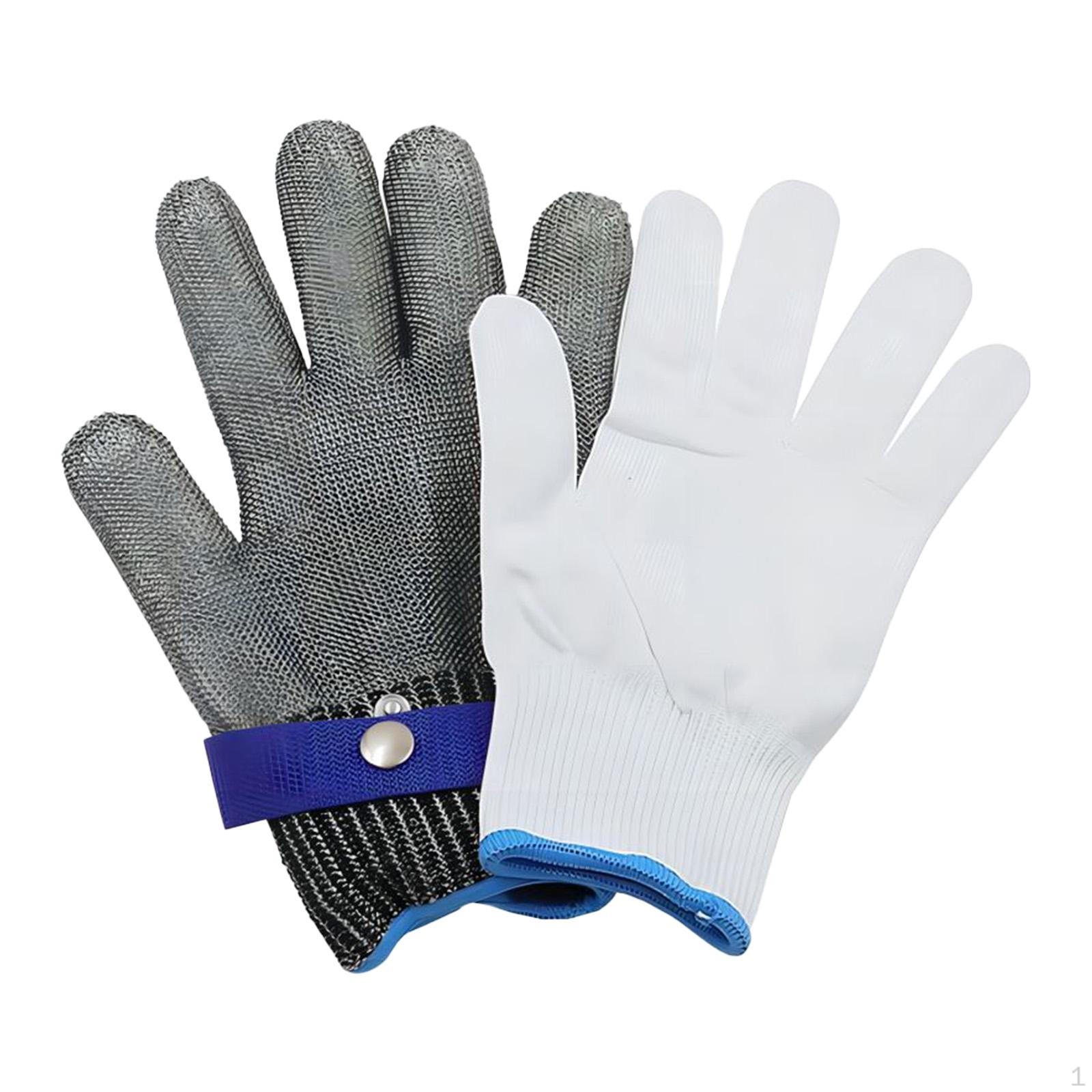 

Cut Resistant Glove Levels 5 Protection Food Grade for Meat Cutting Men Women XXL