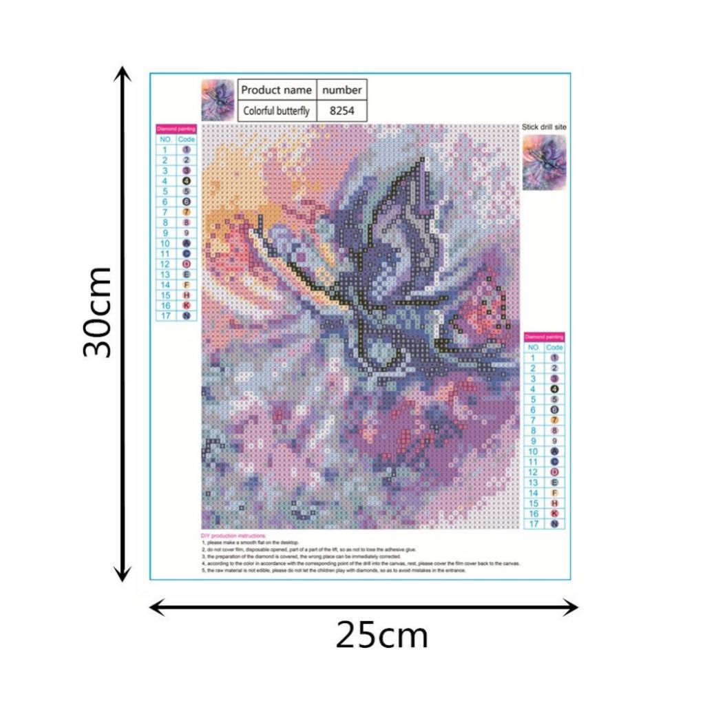 5D Diamond Painting Embroidery Cross Stitch Kit Art Decor Flowers uygun