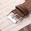 20 22 24mm Bund Strap Men's Watch Band Vintage Cowhide Cuff Watchband Bracelet Deep Brown Black Light Brown Color Watch Strap