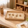 Beech Wood Montessorian Tray Portable for Preschoolers