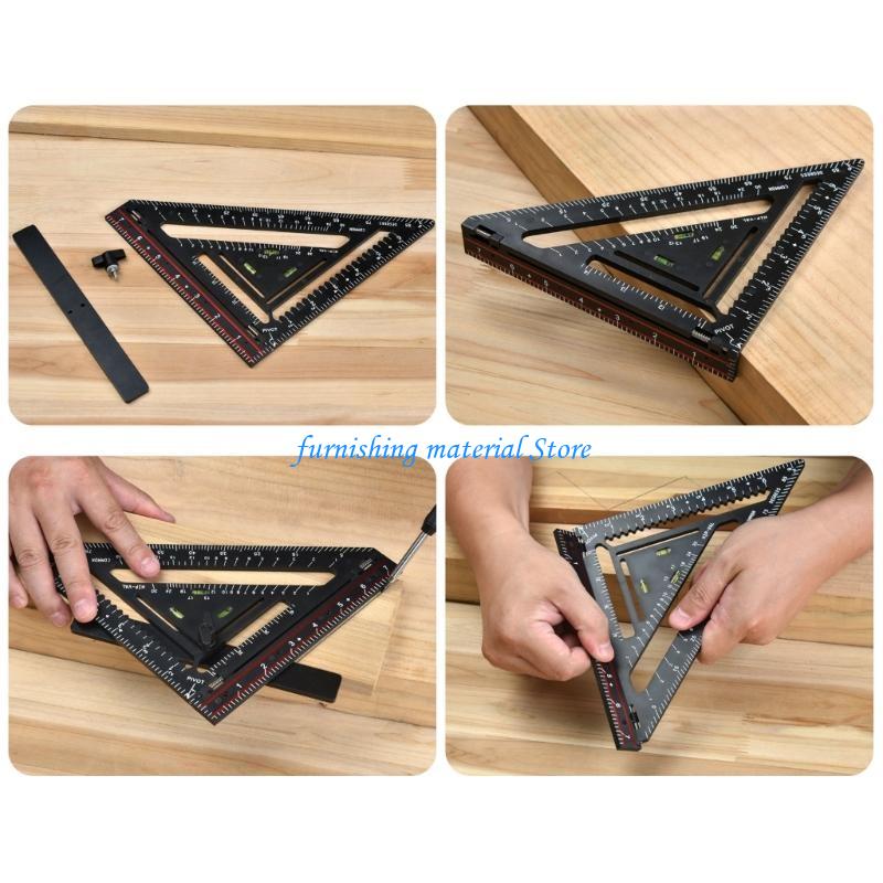Y5GD Складной Треугольник Квадрат с Позиционирующей Линейкой для Точного Черчения и Измерений China Mainland