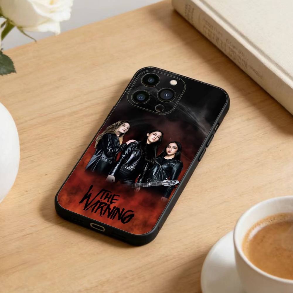 J-The Band W-Warning Phone Case For iPhone 17 16 15 14 13 12 Max Plus Silicone Black Cover