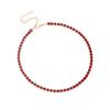 Ins Minimal Rhinestone Choker Necklace, Trendy Elegant Stackable Clavicle Chain for Women