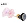 Decorative Aquarium Mushrooms Artificial Plant Ornament, Soft Silicone Lotus Leaves, Suction Cup Glow Leaf Decor in The Dark Safe Accessory