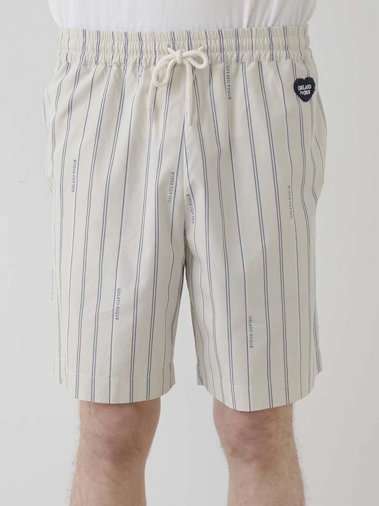 Gelato Pique HOMME Heart Patch Shorts PHFP251925STRIPEL [EC Exclusive]