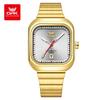 OPK Brand Watch Square Steel Belt Men's Watch Luminous Waterproof Single Calendar Quartz Watch Men's Watch