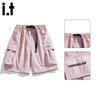 Pantaloncini Cargo Multi-tasche Stile Americano da Uomo
