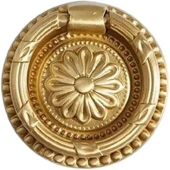 Cabinet Handle 2Pcs Solid Brass Kitchen Cabinet Handles Drawer Pulls T Bar Handles Knobs Wardrobe Furniture Handle Hardware Door Knocker(Hole 128mm)