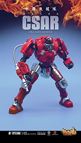 TOYSCOMIC FORGING SOUL Series AGS 23 CV Type 39 Fire Department Mobile Unit 1/60 Scale Alloy, ABS, and PA Pre-painted Complete Figure