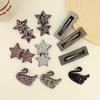 Cute Shiny Rhinestone Hairpins Women Girls Hair Clips Bobby Pin Barrettes Accessories Hairgrips Headdress Headwear Ornament
