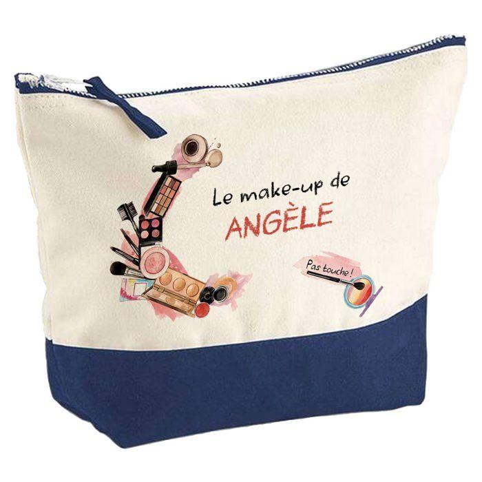 Trousse de maquillage - PLANETEE - Angèle Mon make-up - Grand format - Coton - Impression HD - Fabriquée en France
