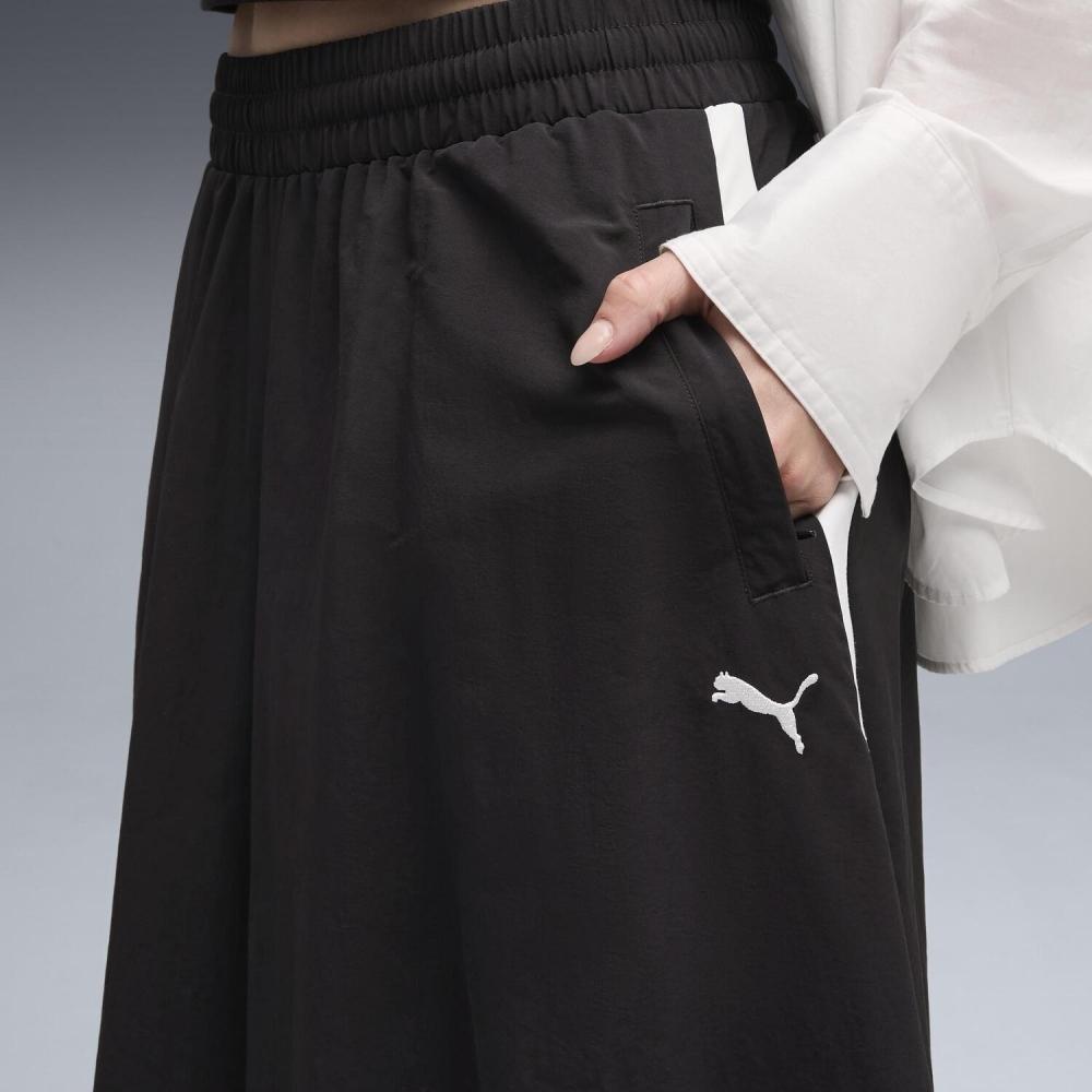 Puma W T7 Woven Midi Skirt 634064 01bk