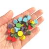 30Pcs 17*14*5Mm Wooden Game Tokens - Big Cloudcottons Shapes  For Board Games Chess Card Markers  Tabletop Accessories Diy