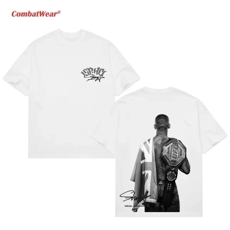 COMBATWEAR Israel Adesanya Tee , Graphic Boxing T-Shirt XXXL